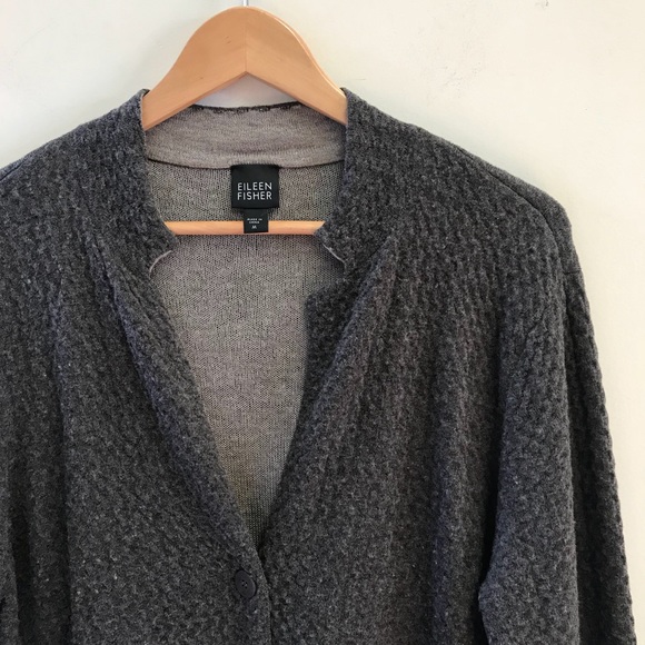 Eileen Fisher Sweaters - Eileen Fisher viscose wool cardigan sweater